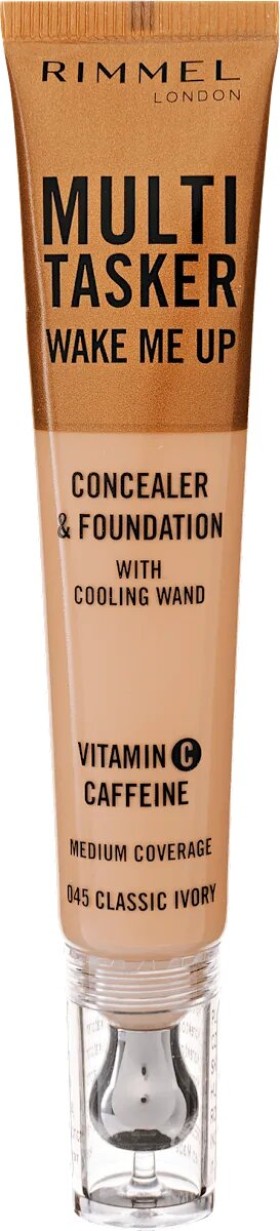 Rimmel Multi Tasker Wake Me Up Concealer & Foundation 045 Classic Ivory