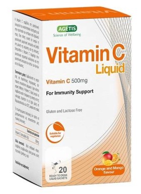 Agetis Vitamin C Liquid 500mg x 20 Sachets
