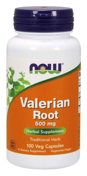 NOW VALERIAN ROOT 500MG 100S, CALMING PROPERTIES AND FIGHTS INSOMNIA