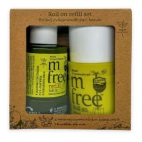 M-Free Roll On Refill Set 75ml,  Φυτικό Εντομοαπωθητικό Roll‑on (σε...