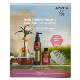 Apivita Hair Loss Lotion 150ml + Womens Tonic Shampoo 75ml + Scalp Massager