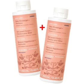 Korres Coconut+Almond Baby Shower Gel & Shampoo 250ml 1+1