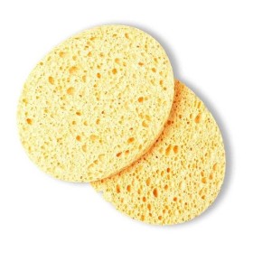 BASICARE NATURAL CELLULOSE SPONGES FOR FACE CLEANSING 2s 1039