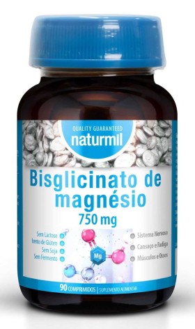 Naturmil Bisglicinato De Magnesio 750mg 90 Tablets