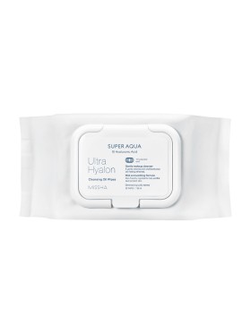 MISSHA Super Aqua Ultra Hyalron Cleansing Oil Wipes 30pcs MISSHA Super Aqua Ultra Hyalron Cleansing Oil Wipes 30pcs