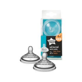 Tommee Tippee Advanced Anti-Colic Teat 6m+ Fast Flow x 2 Pieces Per Pack