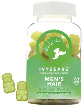 Ivybears Mens Hair 60 Gummies