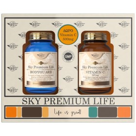 Sky Premium Life Bodyguard 60s & Vitamin C 500g 60 Caps Free, Για ... Sky Premium Life Bodyguard 60s & Vitamin C 500g 60 Caps Free, Για ...