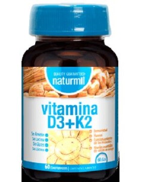 Naturmil Vitamina D3+K2 60 Tablets