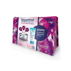 Bepanthol Anti-Wrinkle Face Cream 50ml & Sun Face SPF50+ 50ml + Bag...