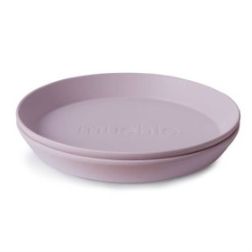 MUSHIE DINNER PLATE ROUND SOFT LILAC 2s