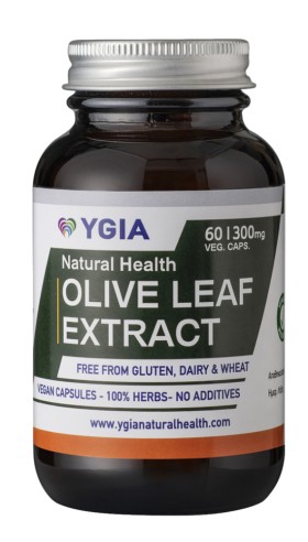 YGIA OLIVE LEAF EXTRACT, STRONG ANTIBIOTIC- ANTIMICROBIOTIC- ANTIMYKOTIC 60CAPSULES