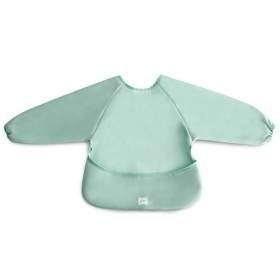 Mushie ​​Long Sleeve Bib​ Roman Green 6-24 months (one size)