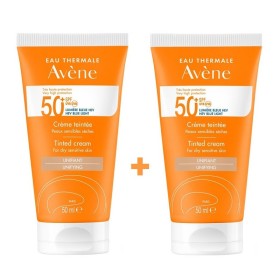 AVENE SUN CREAM TINTED SPF50+ 2x50ML OFFER