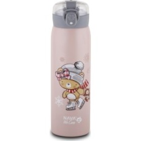 Nava Kids Stainless Steel Insulated Water Bottle 500ml Pink