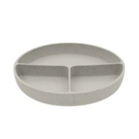 Kikka Boo Divided Plate With Suction Platinum Silicone Sand
