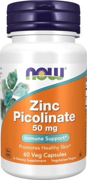 Now Foods - Zinc Picolinate 50mg x 60 Veg Capsules