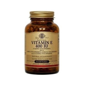 Solgar Vitamin E 400IU (268mg) x 50 Softgels - Natural Antioxidant - For Strong Immune System & Heart Function