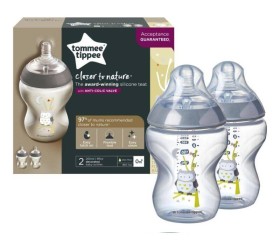 Tommee Tippee Closer to Nature Baby Bottle OWL 0m+ 260ml 2s