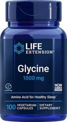 Life Extension Glycine 1000mg 100s, Συμπλήρωμα Διατροφής Με Γλυκίνη