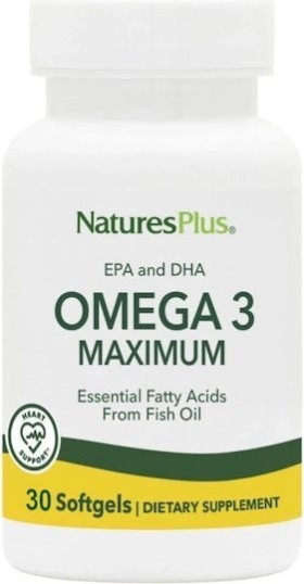 Naturesplus Omega 3 Maximum 30 Softgel, Υψηλής Ποιότητας Συμπλήρωμα... Naturesplus Omega 3 Maximum 30 Softgel, Υψηλής Ποιότητας Συμπλήρωμα...