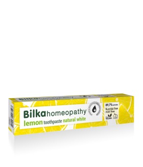 Bilka Homeopathy Lemon Toothpaste Natural White 75ml