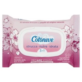 Cotoneve 3in1 Face Wipes 20 pieces