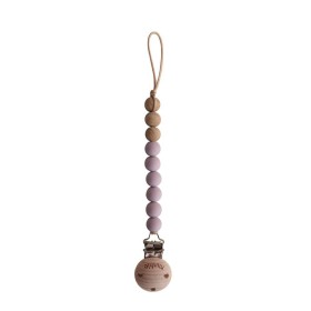 MUSHIE PACIFIER CLIP EVA MAUVE