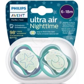 Philips Avent Scf376/13 Ultra Air Nighttime Boy 6-18m 2pcs