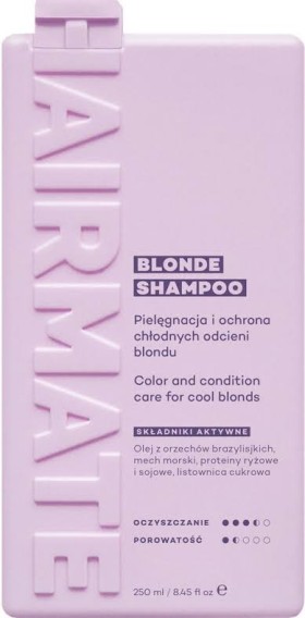 Hairmate Blonde Shampoo 250ml,  Μωβ Σαμπουάν Ειδικά Σχεδιασμένο Για...
