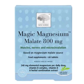 New Nordic Magic Magnesium Malate 800mg 60tabs