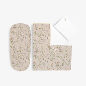 Kikka Boo Bedding Set Carry Cot 6pcs Secret Garden Beige