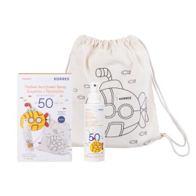 Korres Yoghurt Kids Comfort Sunscreen Spray Body & Face Spf50 150ml+ Cotton Bag