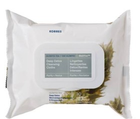 Korres Olympus Tea Deep Detox Cleansing Cloths 30s