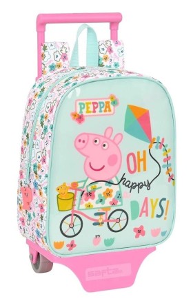 Safta Mini Backpack with Wheels Peppa Pig Cosy Corner