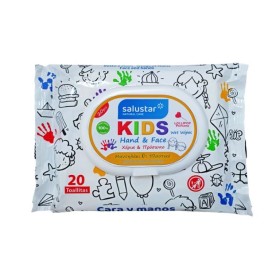 Salustar Kids Hands & Face Wet Wipes x 20 Pcs