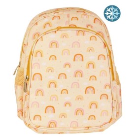 A LITTLE LOVELY COMPANY BACKPACK RAINOBOWS WITH ISOTHERMAL POCKET 27x32x19cm