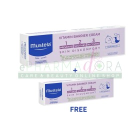 MUSTELA VITAMIN BARRIER CREAM 100ML + VITAMIN BARRIER CREAM 50ML FREE