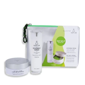 YOUTH LAB TIGHT ME UP. INCLUDES RESTORING SERUM 30ML + PEPTIDES SPRING HYDRA GEL EYE PATCHES 30PAIRS