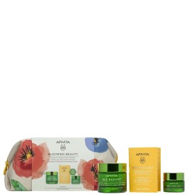 Apivita Blooming Beauty Bee Radiant Rich Cream - Gel 50ml + Gel Balm 15ml + Day Oil 1.6ml Gift Set