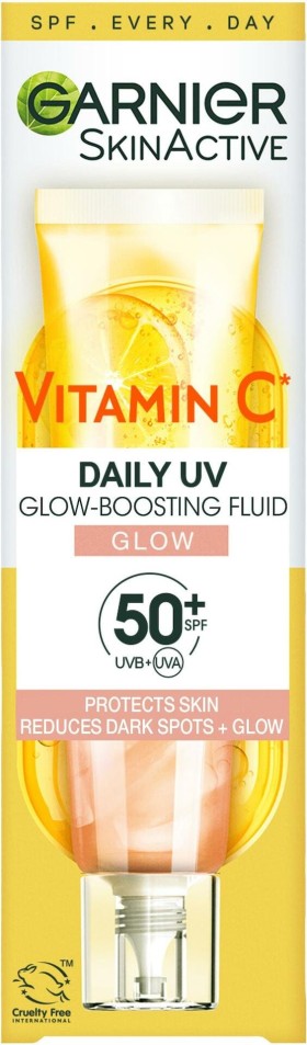 Garnier Skin Active Daily Uv Glow Boost Spf50+ 40ml