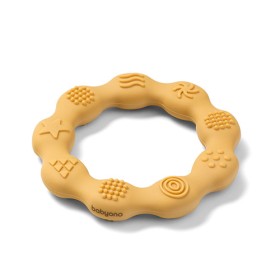 Babyono Silicone Teether Ring Yellow