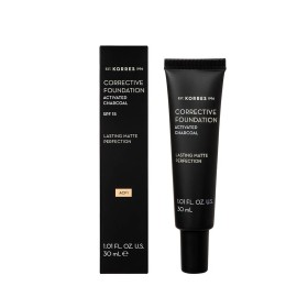 Korres Corrective Foundation With Activated Charcoal 15 Spf  ACF1 30ml