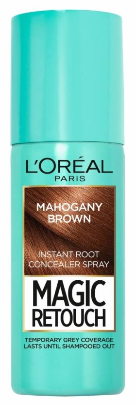 LOREAL MAGIC RETOUCH INSTANT ROOT CONCEALER SPRAY 06 MAHOGANY BROWN 100ML