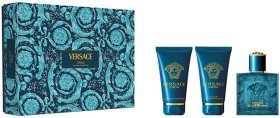 Versace Eros Edt 50ml & After Shave Balm 50ml & Shower Gel 50ml Set 2024