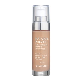 SEVENTEEN NATURAL VELVET LONGLASTING MATTE FOUNDATION No80