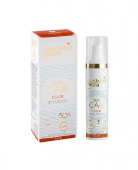 Panthenol Extra Sun Care Color Tinted SPF50 50ml + Diaphanous SPF30...