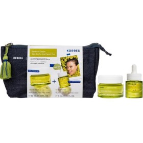 Korres Santorini Grape Cream 40ml + Velvet Oil 15ml Pouch Set