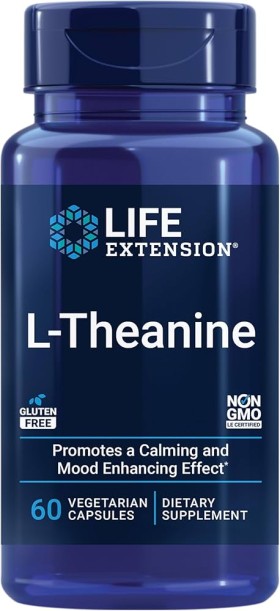 Life Extension L-Theanine 60 Vegetable Capsules