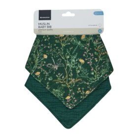 Kikka Boo Muslin Bibs Set Secret Garden Green 2 pcs